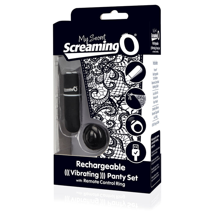 Screaming O My Secret Charged Remote Control Panty Vibe – Black