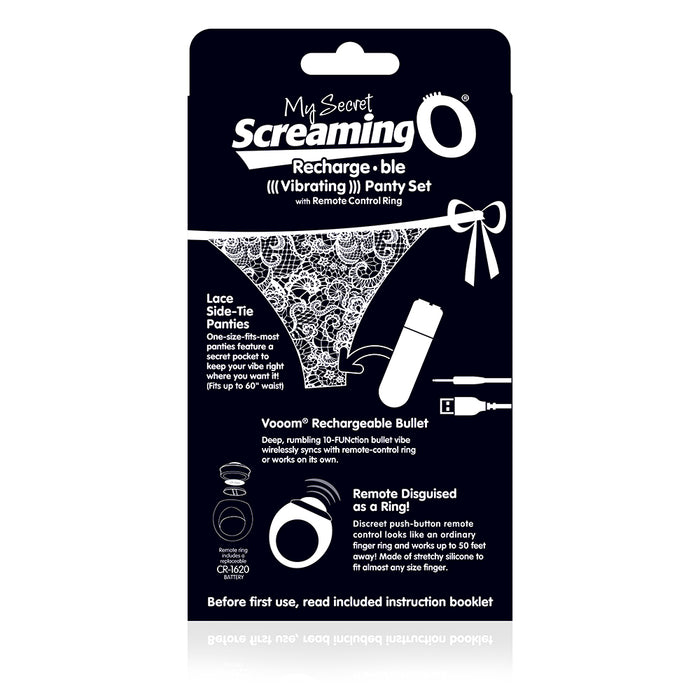 Screaming O My Secret Charged Remote Control Panty Vibe – Black