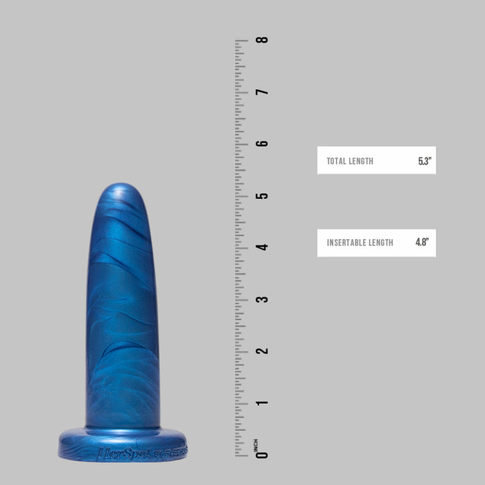 Herspot Cobalt Lily Dildo Small