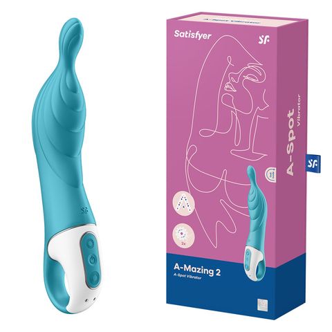 Satisfyer A-Mazing 2 Vibe - Turquoise